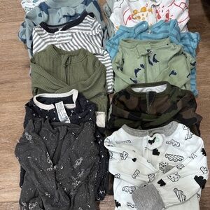 Bundle of newborn pajamas